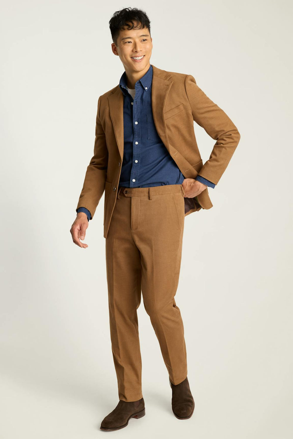 Jetsetter Italian Brushed Cotton Dress Pant / Bonobos Outlet