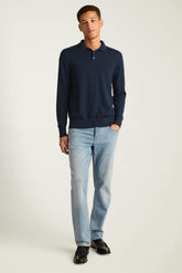 Merino Long Sleeve Sweater Polo / Bonobos On Sale
