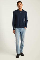 Merino Long Sleeve Sweater Polo / Bonobos On Sale