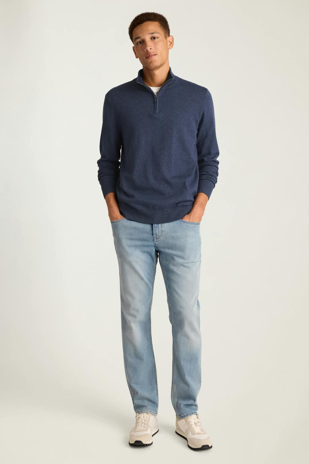 Washable Cotton Cashmere Quarter Zip / Bonobos On Sale