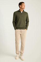 Washable Cotton Cashmere Quarter Zip / Bonobos