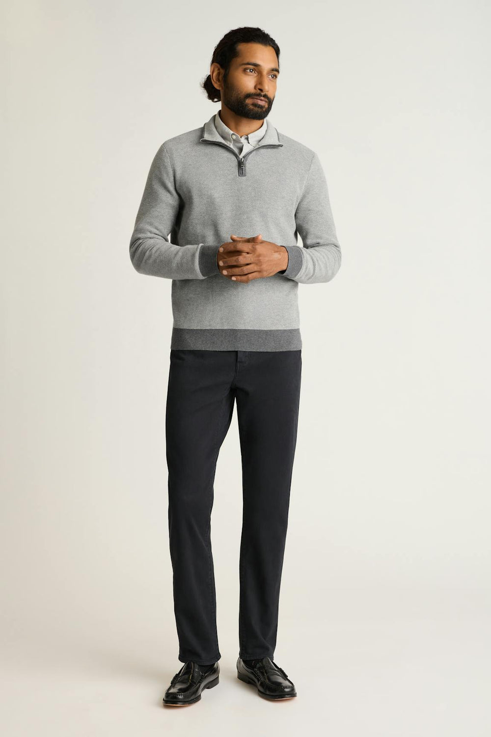 Washable Cotton Cashmere Quarter Zip / Bonobos Outlet