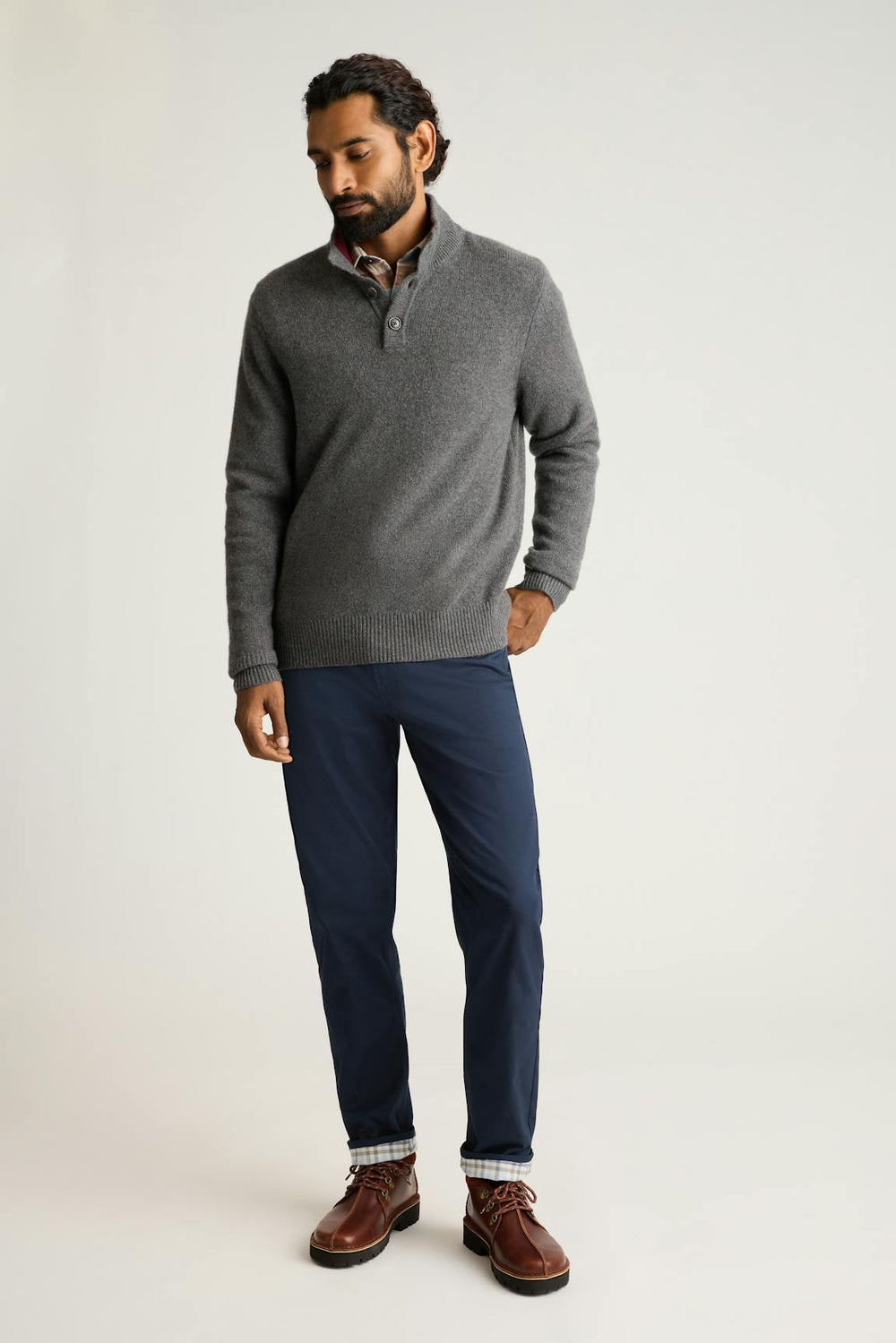 Italian Cashmere Mock Neck Sweater / Bonobos us