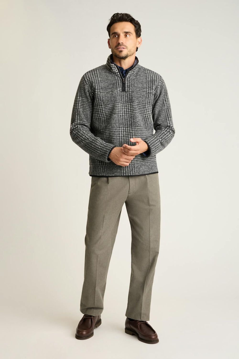 Italian Wool Fleece Quarter Zip / Bonobos Outlet