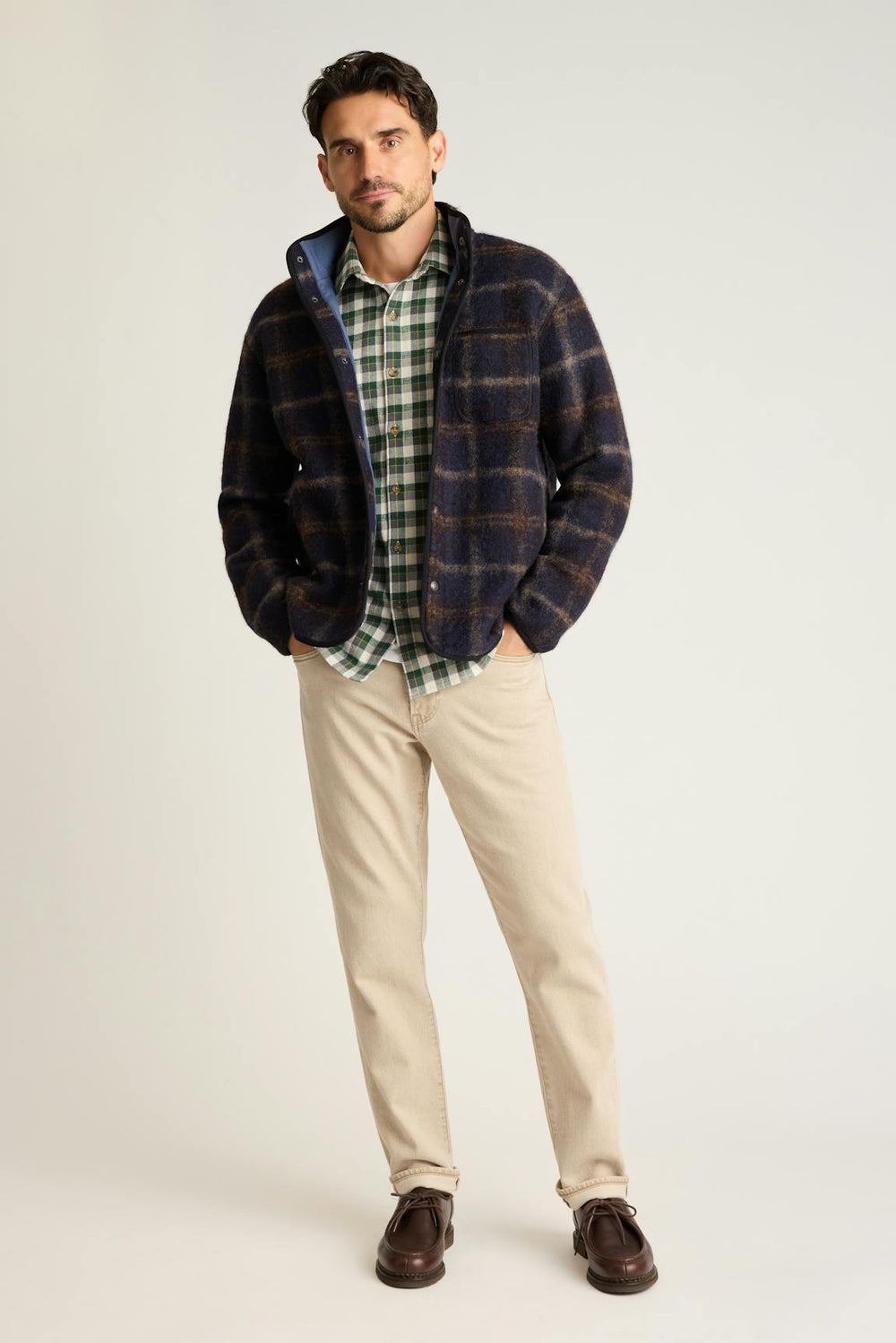 Italian Wool Fleece Jacket / Bonobos us