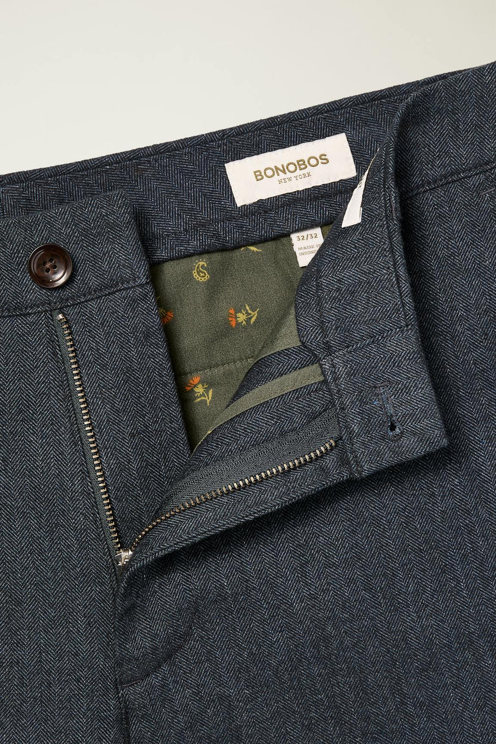 Brushed Herringbone Chino / Bonobos Online