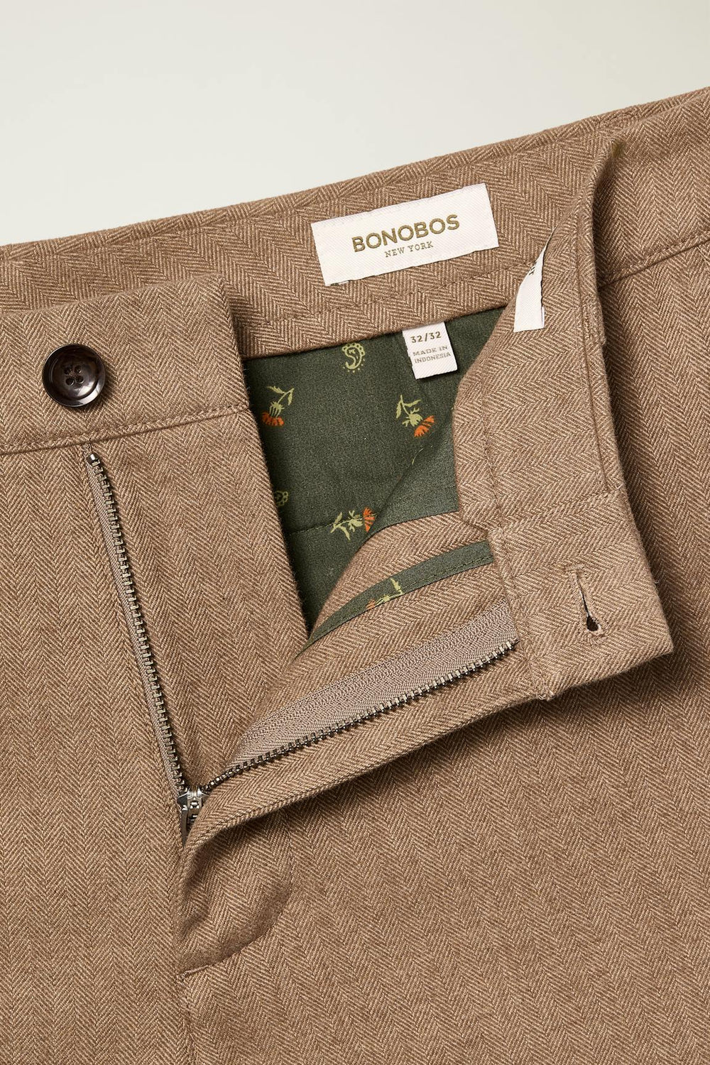 Brushed Herringbone Chino / Bonobos Discount