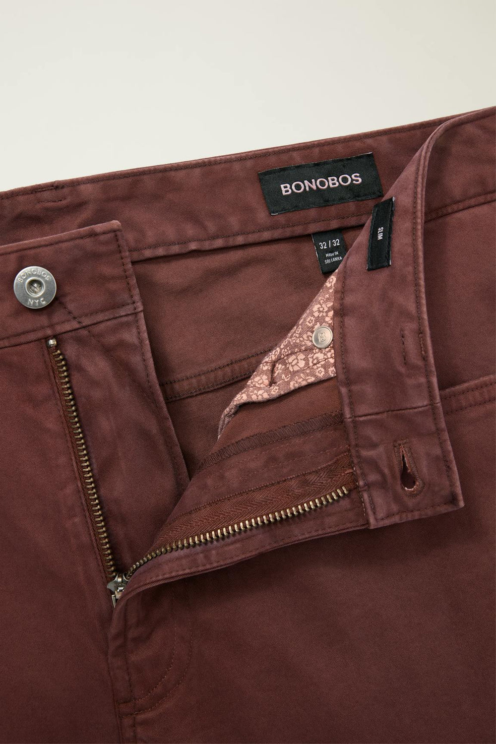 Italian Brushed 5-Pocket Pants / Bonobos For Sale