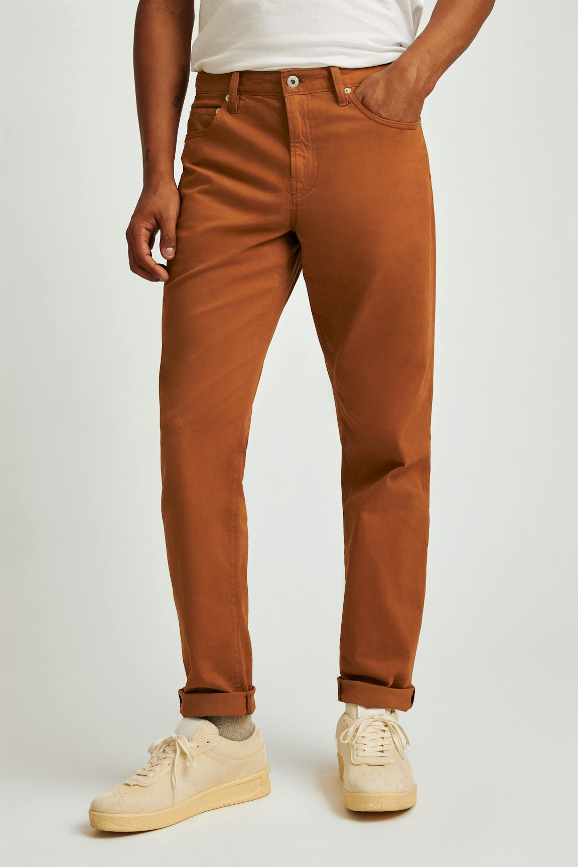 Italian Brushed 5-Pocket Pants / Bonobos