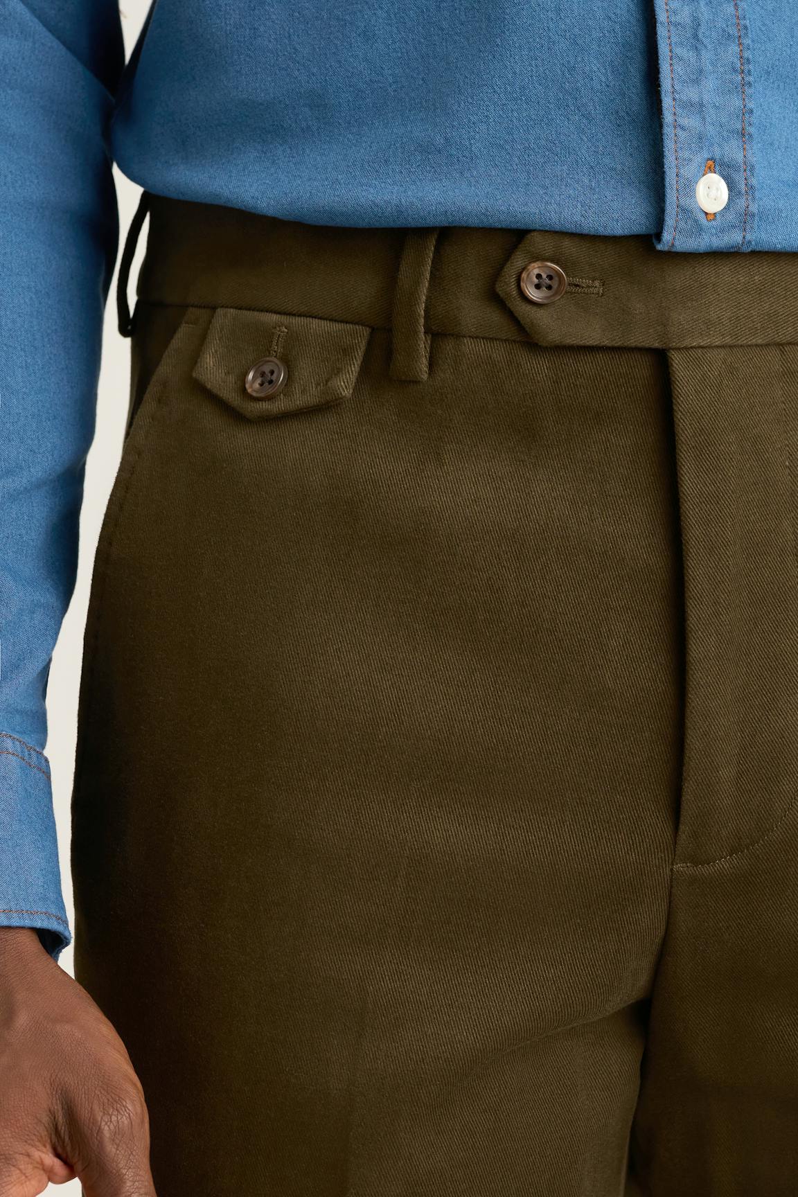 Jetsetter Italian Brushed Cotton Dress Pant / Bonobos On Sale