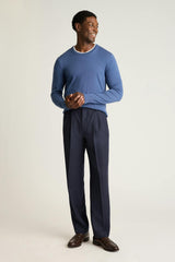Italian Pleated Wool Trouser / Bonobos On Sale