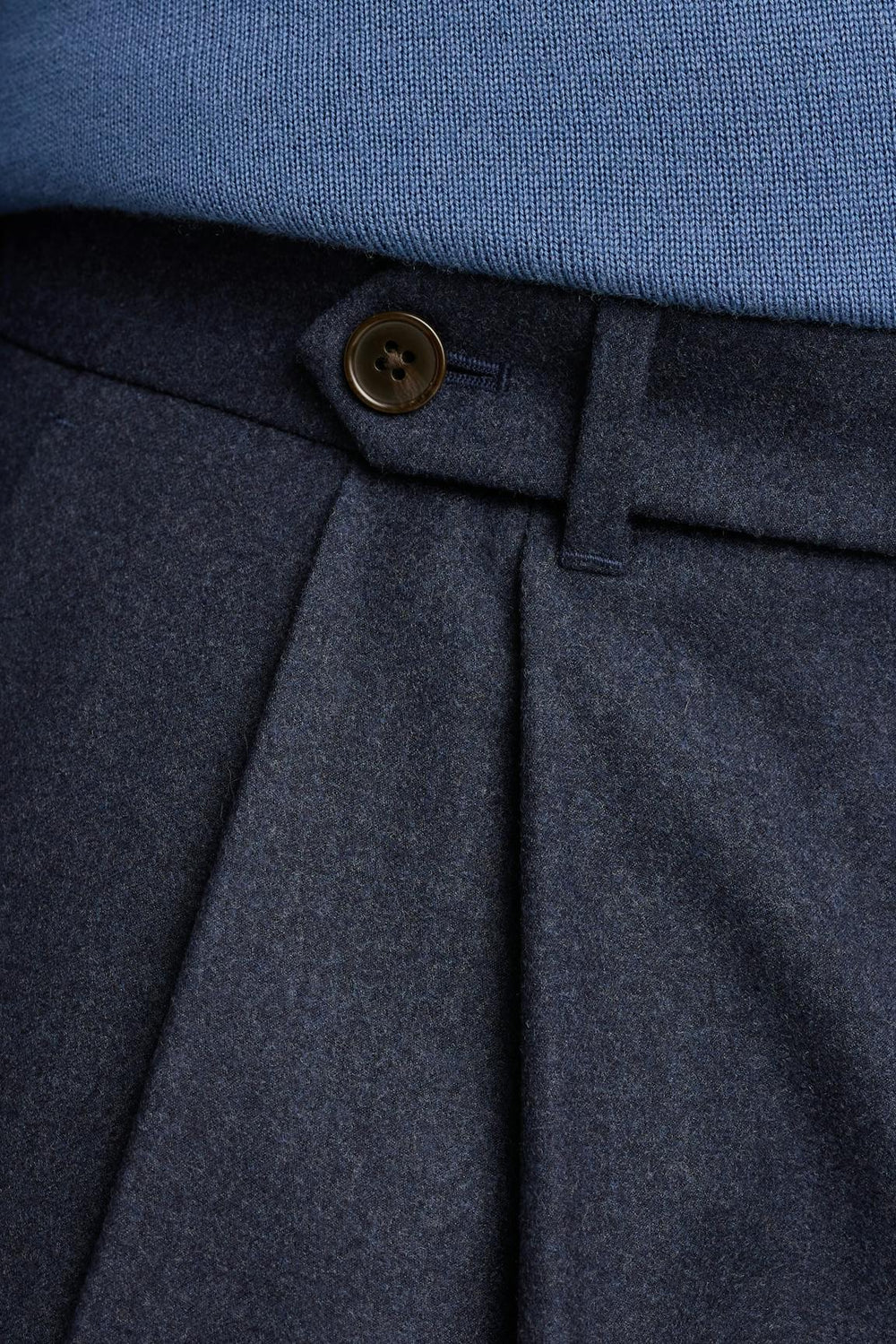 Italian Pleated Wool Trouser / Bonobos On Sale