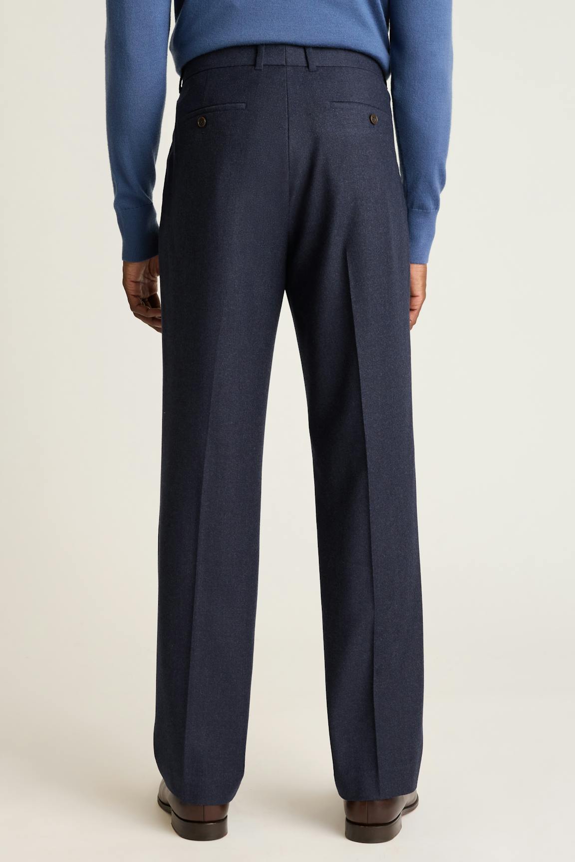 Italian Pleated Wool Trouser / Bonobos On Sale