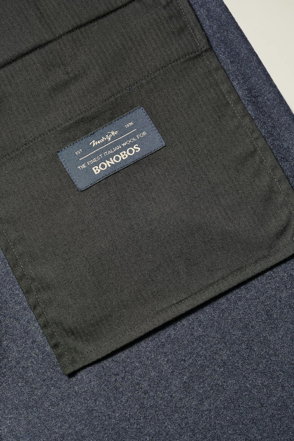 Italian Pleated Wool Trouser / Bonobos On Sale