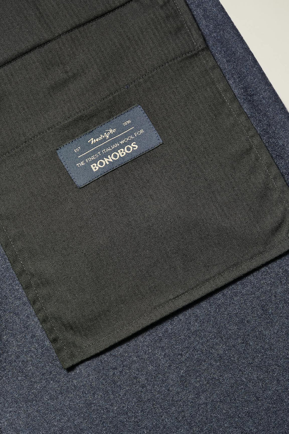 Italian Pleated Wool Trouser / Bonobos On Sale