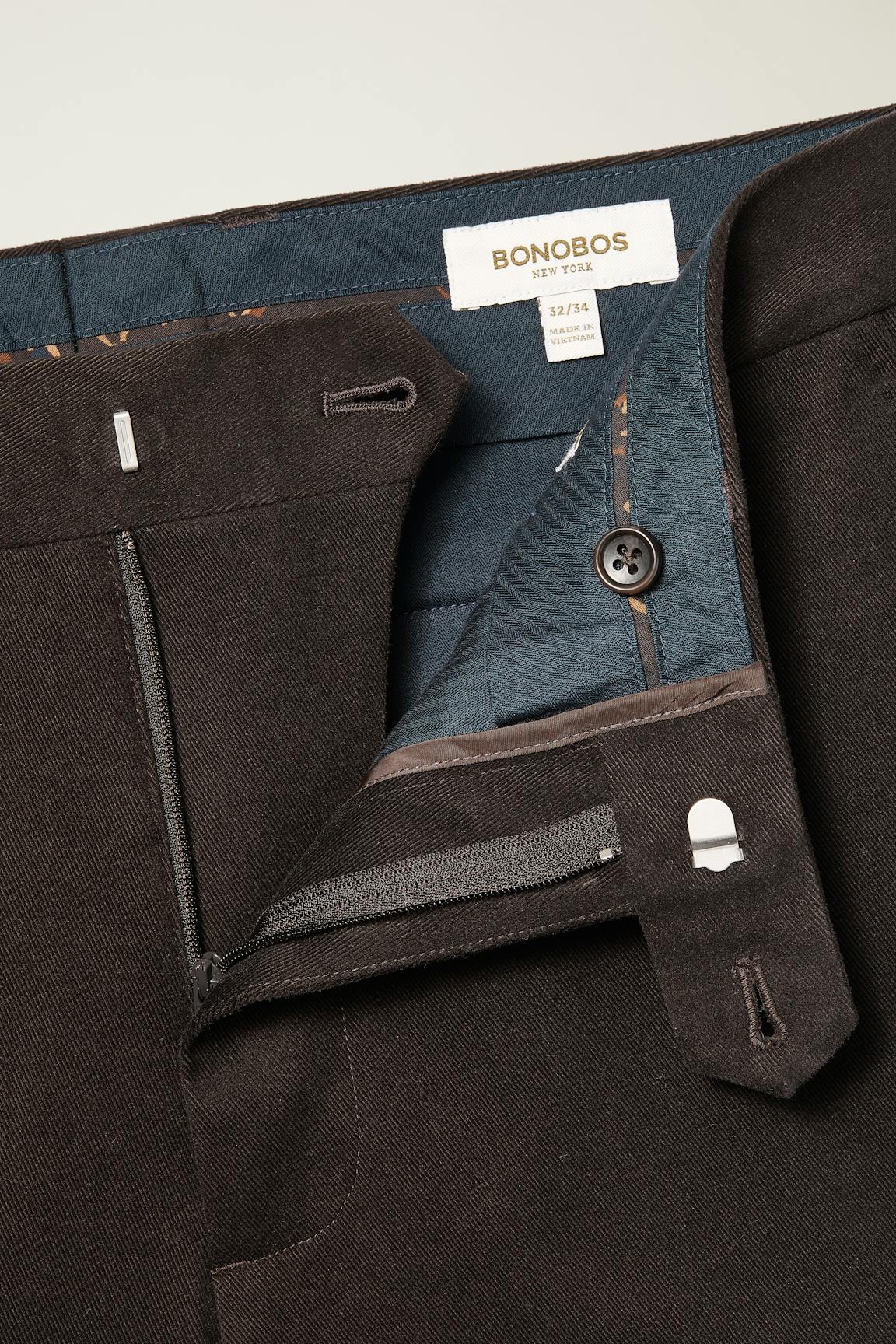 Jetsetter Italian Brushed Cotton Dress Pant / Bonobos us