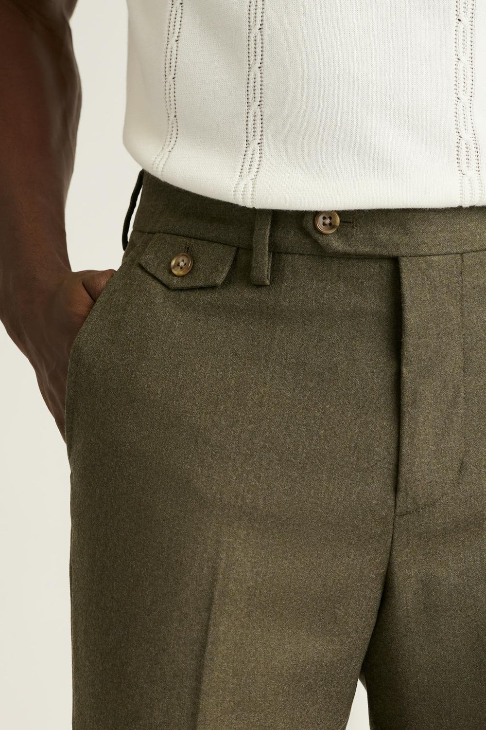 Jetsetter Italian Brushed Wool Dress Pant / Bonobos Discount
