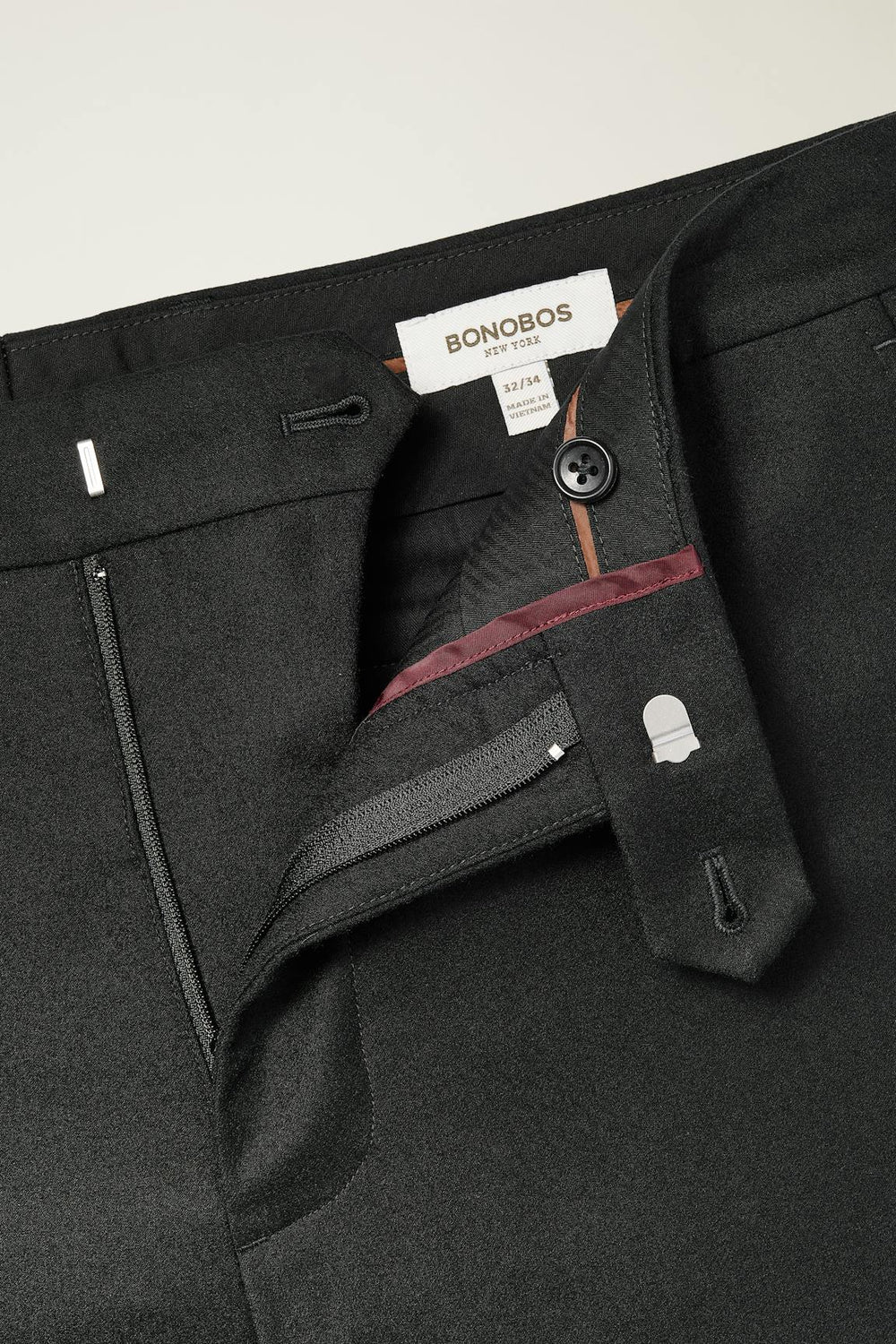 Jetsetter Italian Brushed Wool Dress Pant / Bonobos Outlet