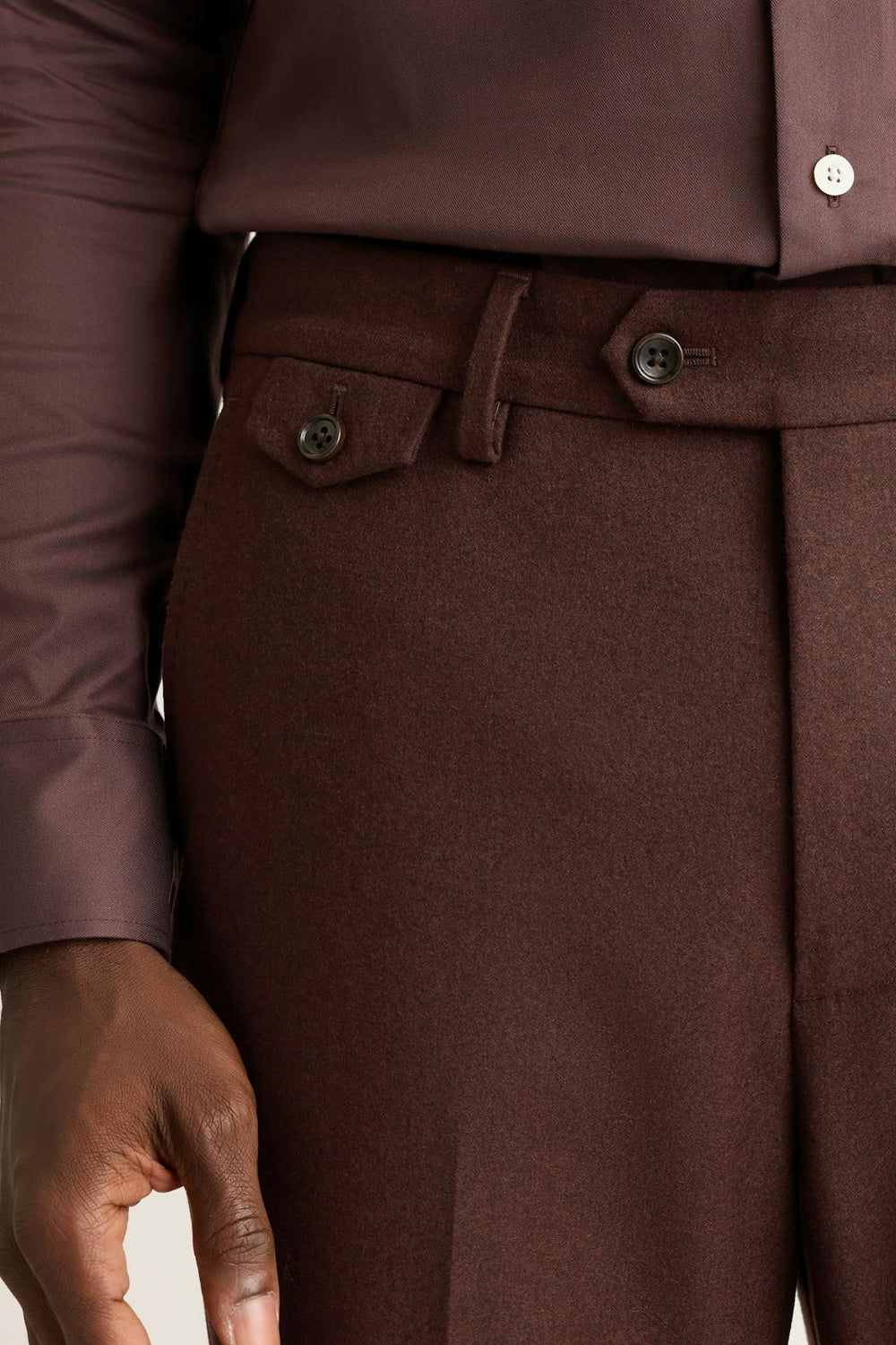 Jetsetter Italian Brushed Wool Dress Pant / Bonobos For Sale