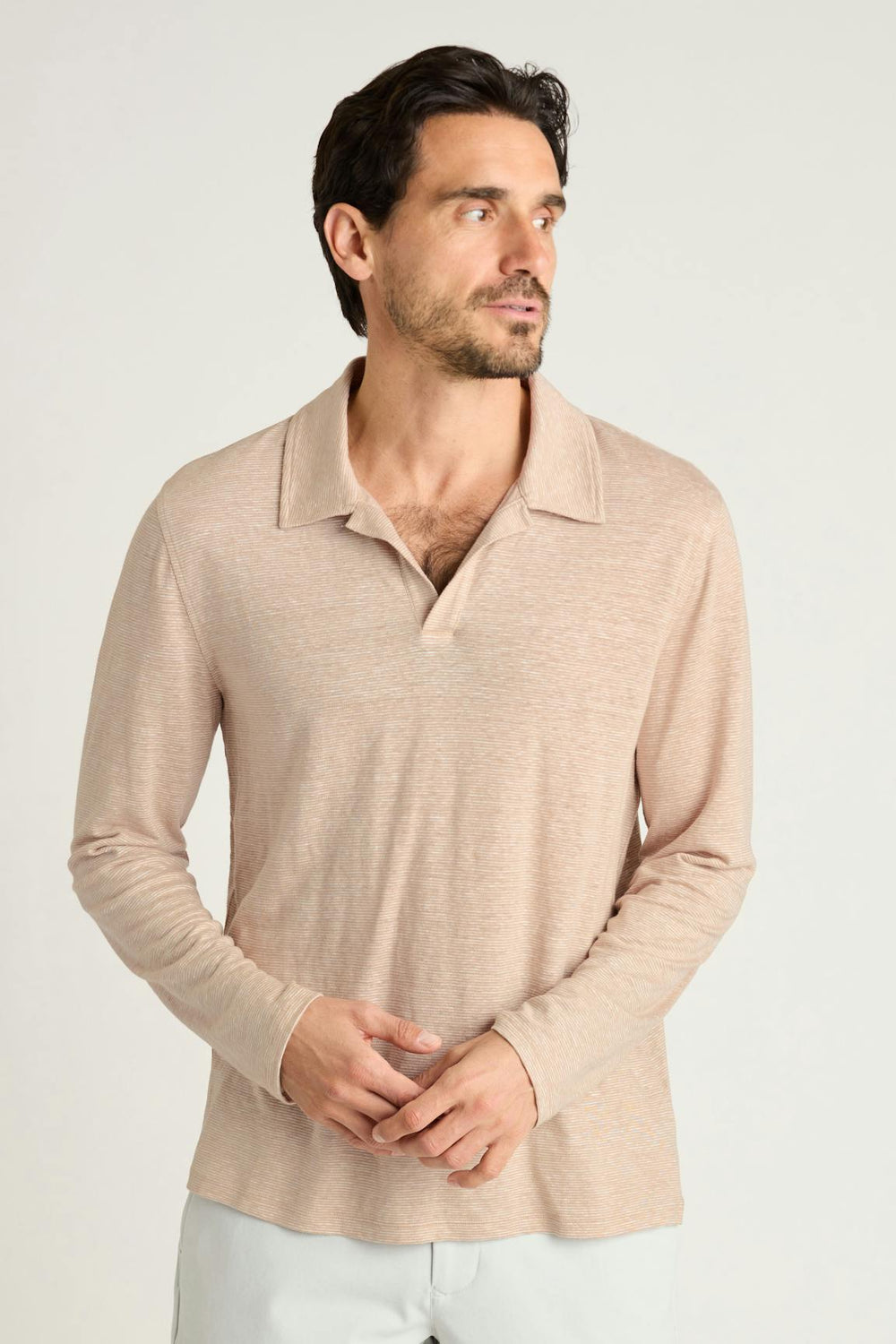 Montauk Linen Polo / Bonobos For Sale