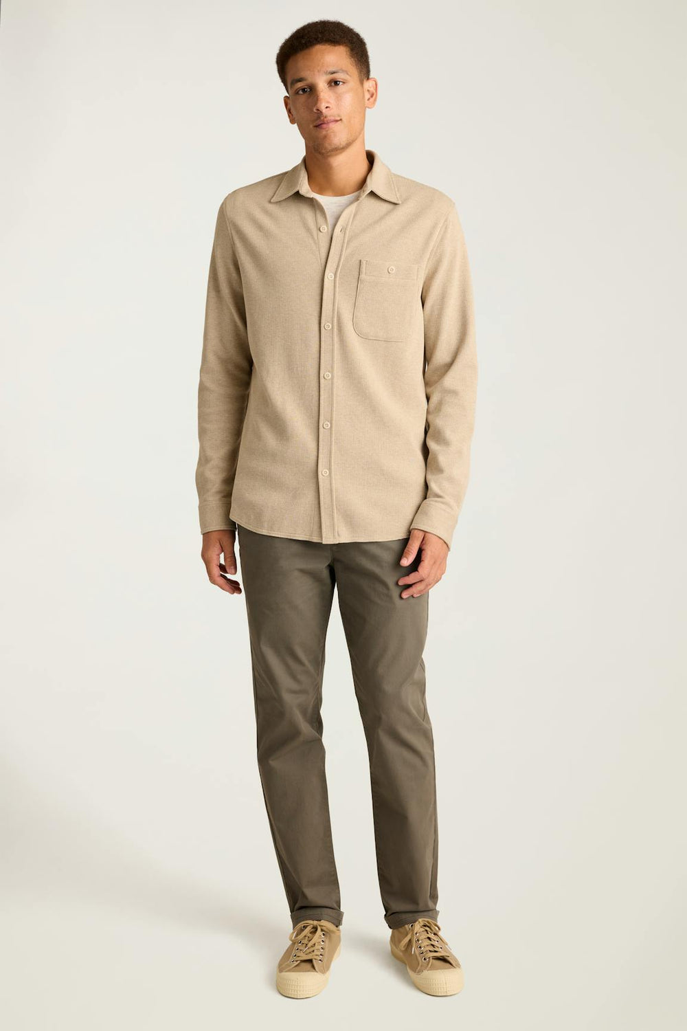 Waffle Button Down Shirt / Bonobos For Sale