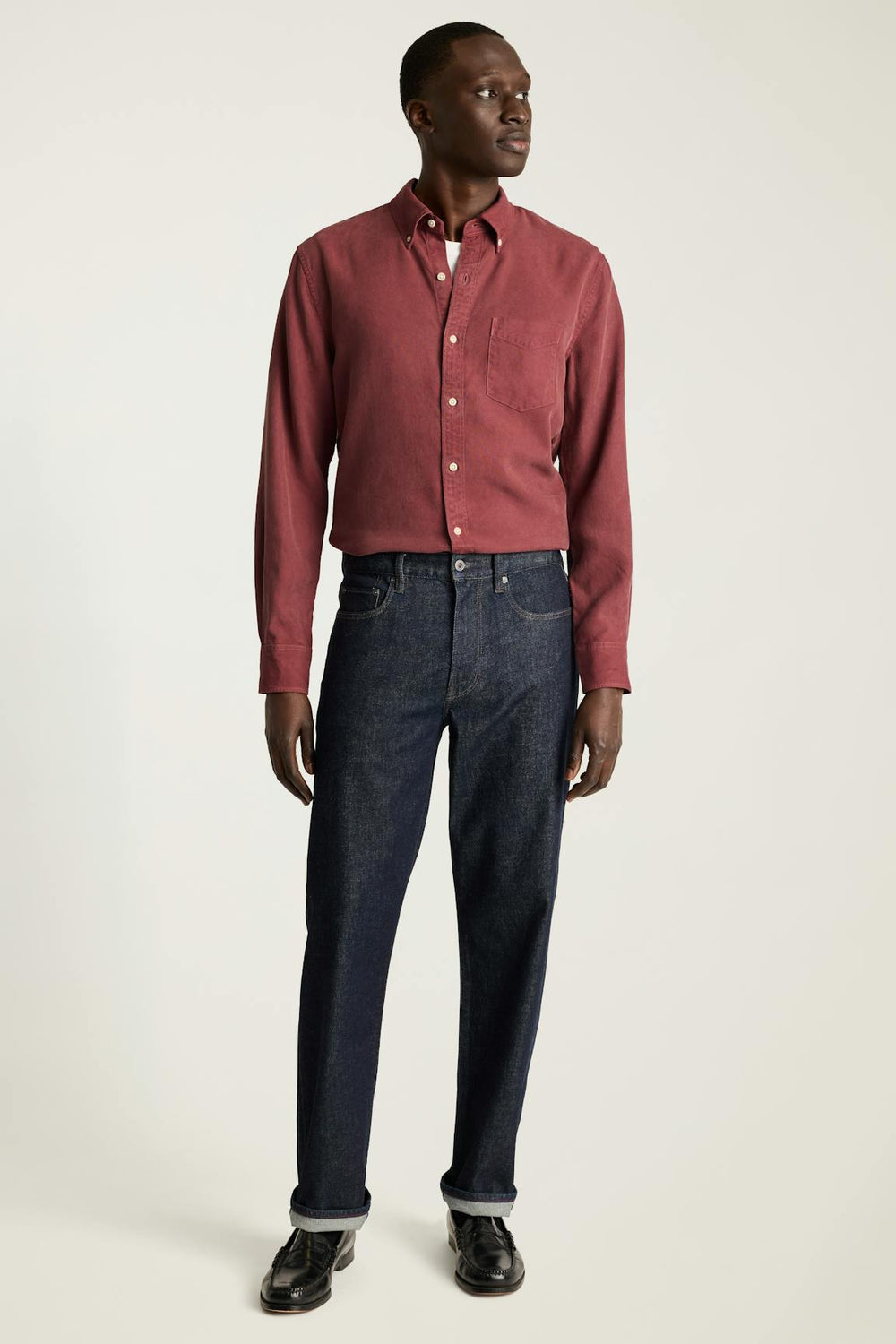 Garment Dyed Tencel Shirt / Bonobos For Sale