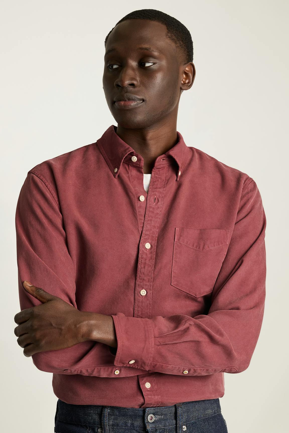 Garment Dyed Tencel Shirt / Bonobos For Sale