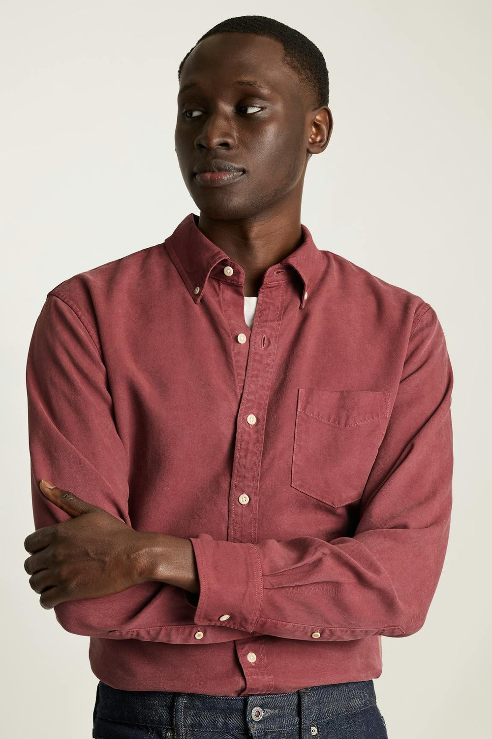 Garment Dyed Tencel Shirt / Bonobos For Sale