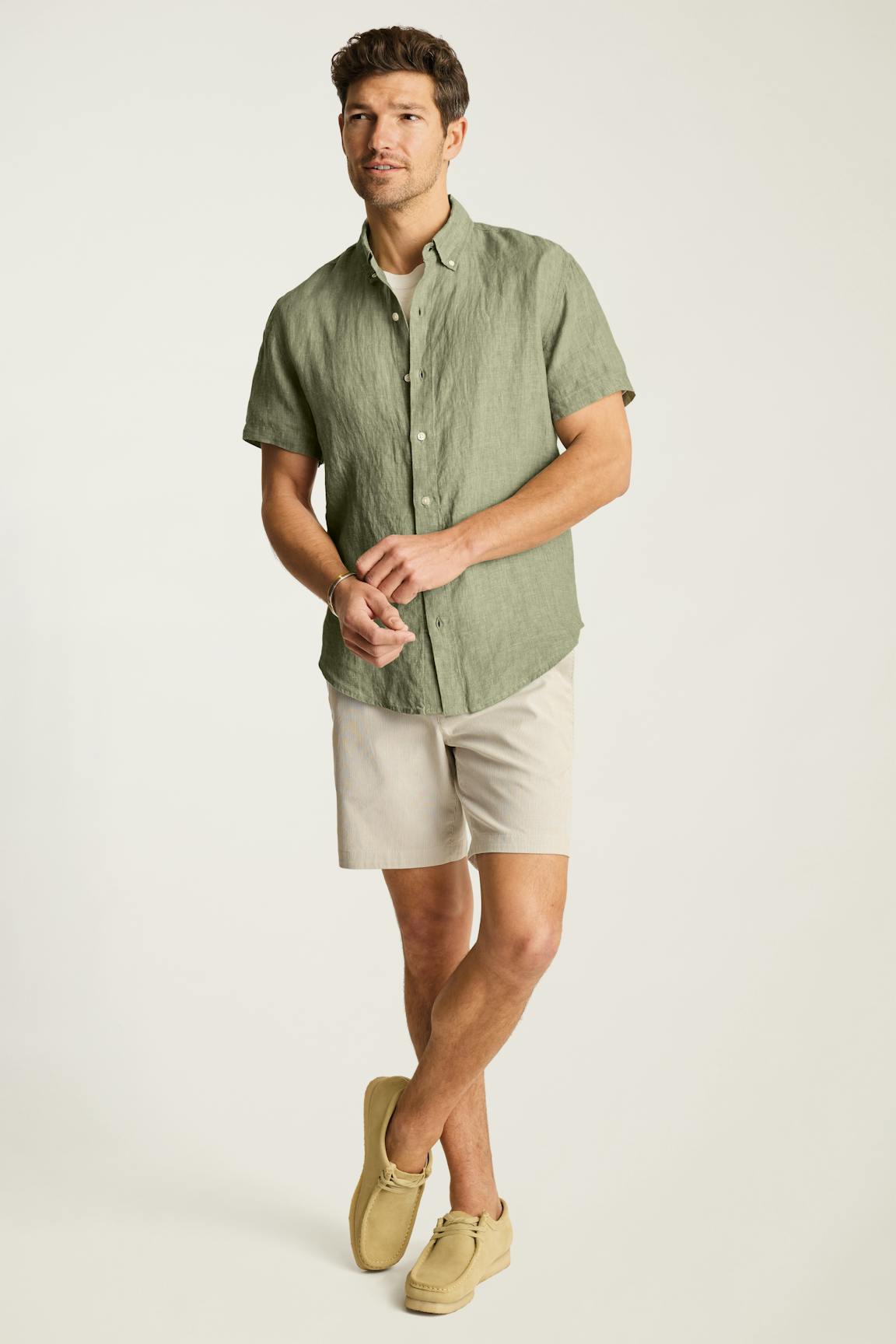 Riviera Linen Short Sleeve Shirt / Bonobos Online
