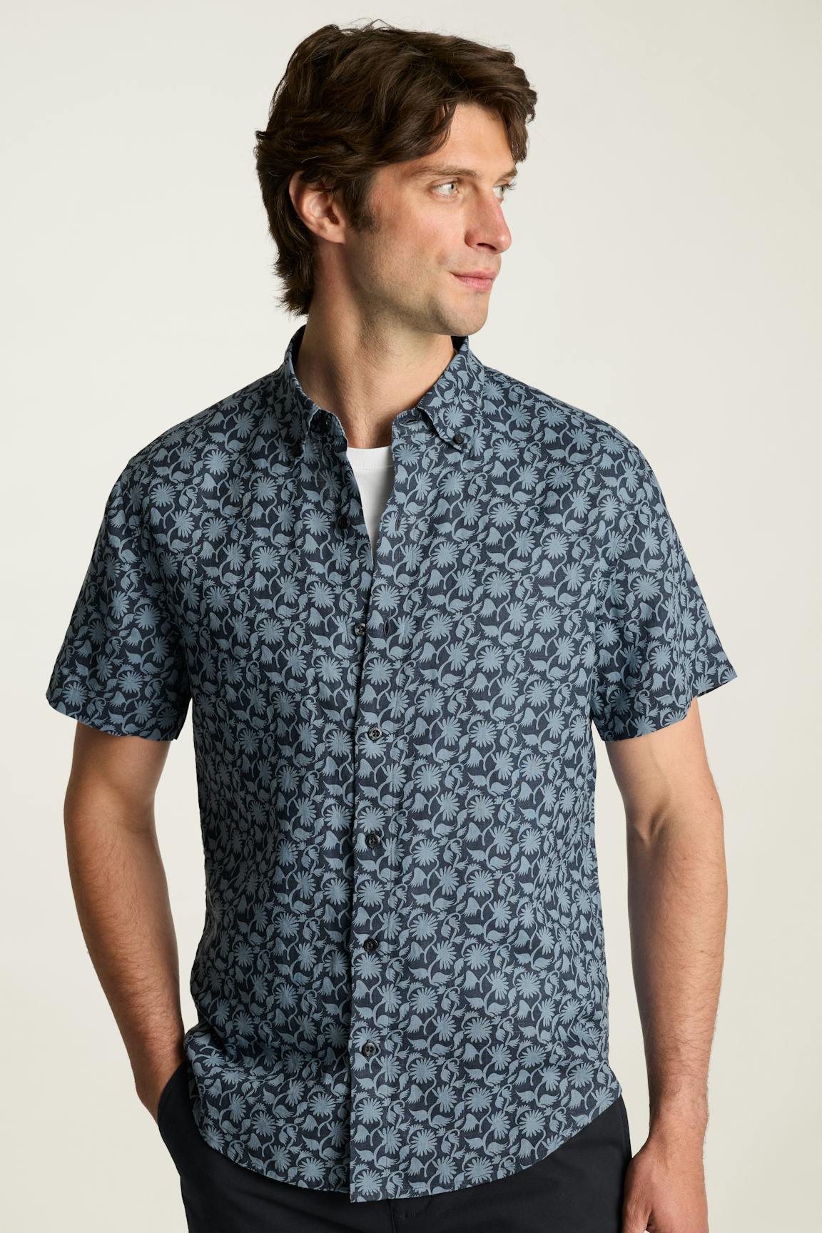 Riviera Linen Short Sleeve Shirt / Bonobos us