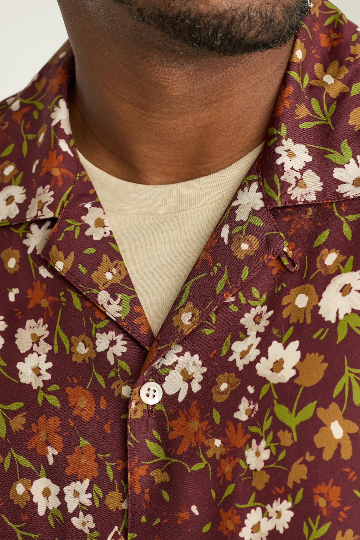 Riviera Silk Blend Cabana Shirt / Bonobos Outlet