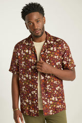 Riviera Silk Blend Cabana Shirt / Bonobos Outlet