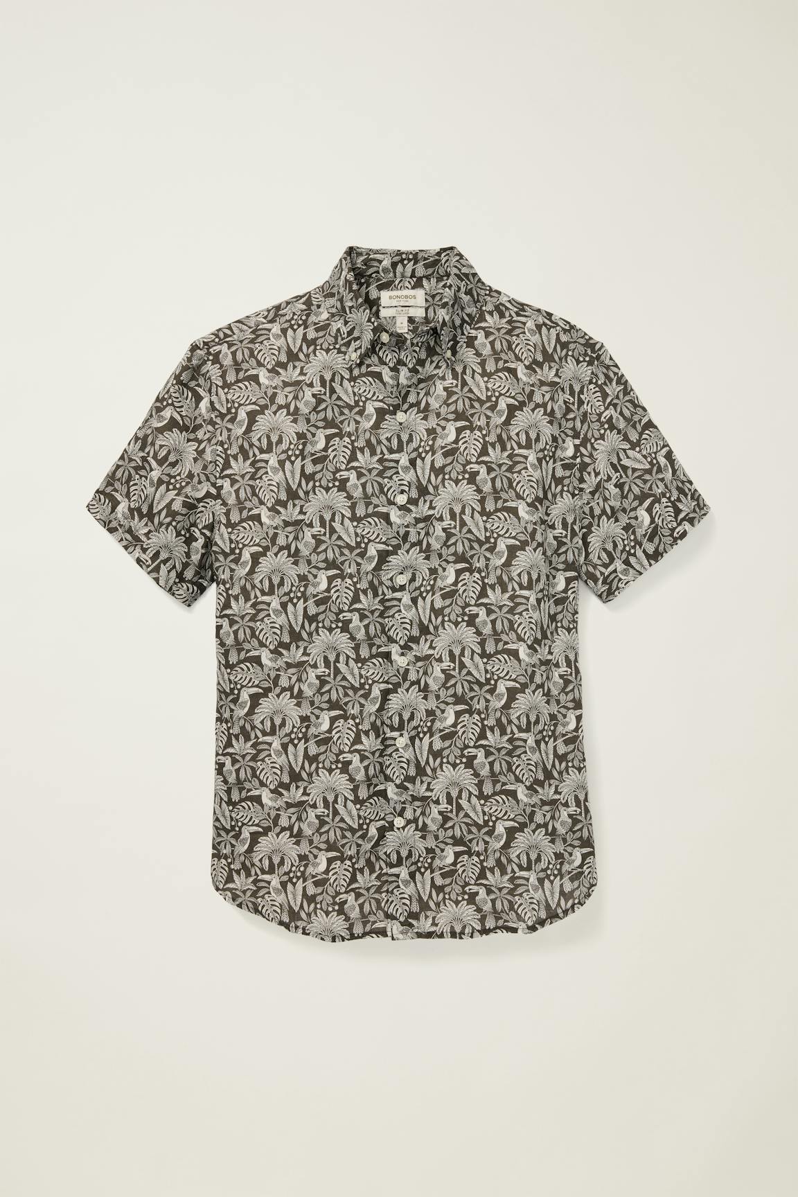 Riviera Linen Short Sleeve Shirt / Bonobos Online