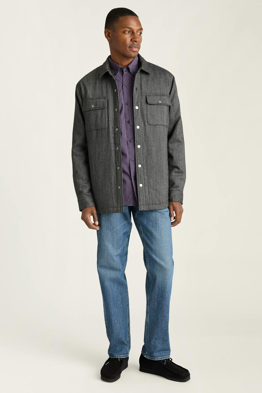 Italian Brushed Twill Shacket / Bonobos