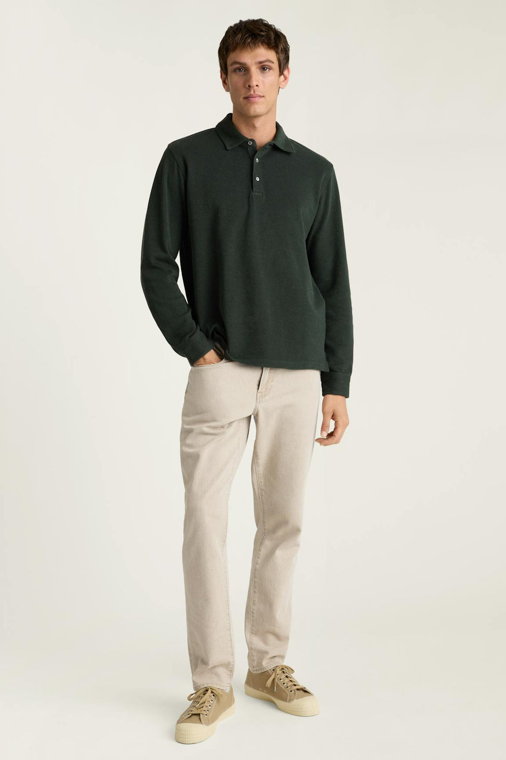 Refined Long Sleeve Polo / Bonobos Outlet