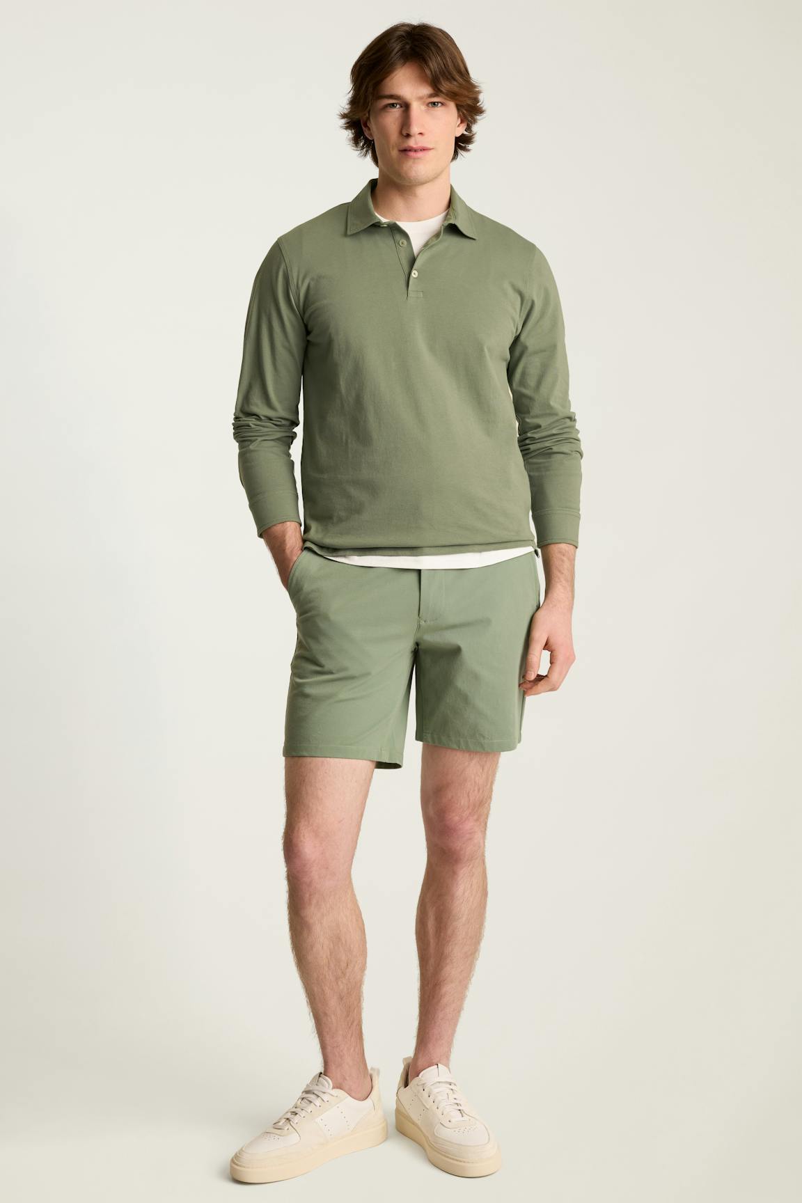 Organic Cotton Long Sleeve Polo / Bonobos Online