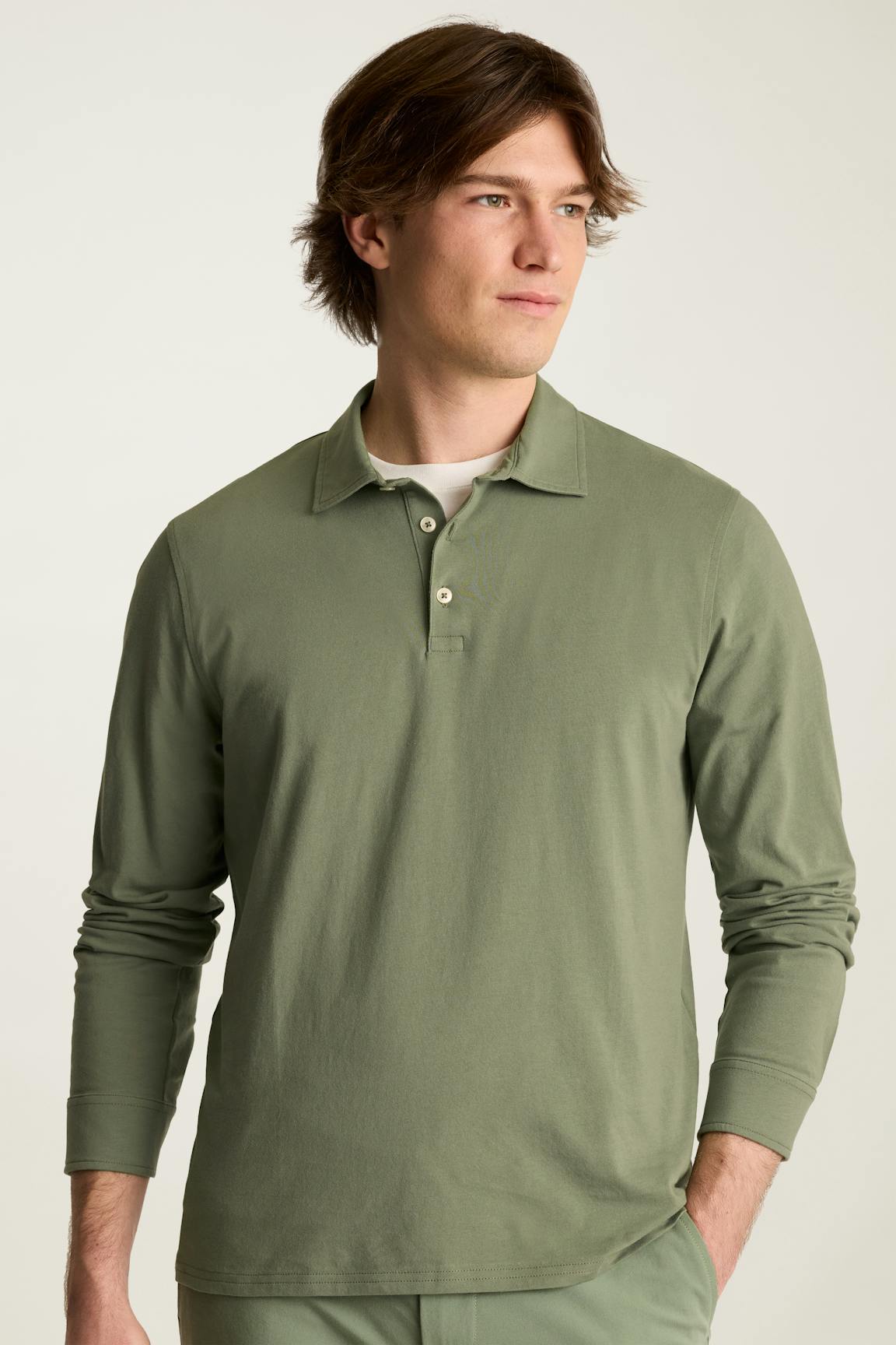 Organic Cotton Long Sleeve Polo / Bonobos Online