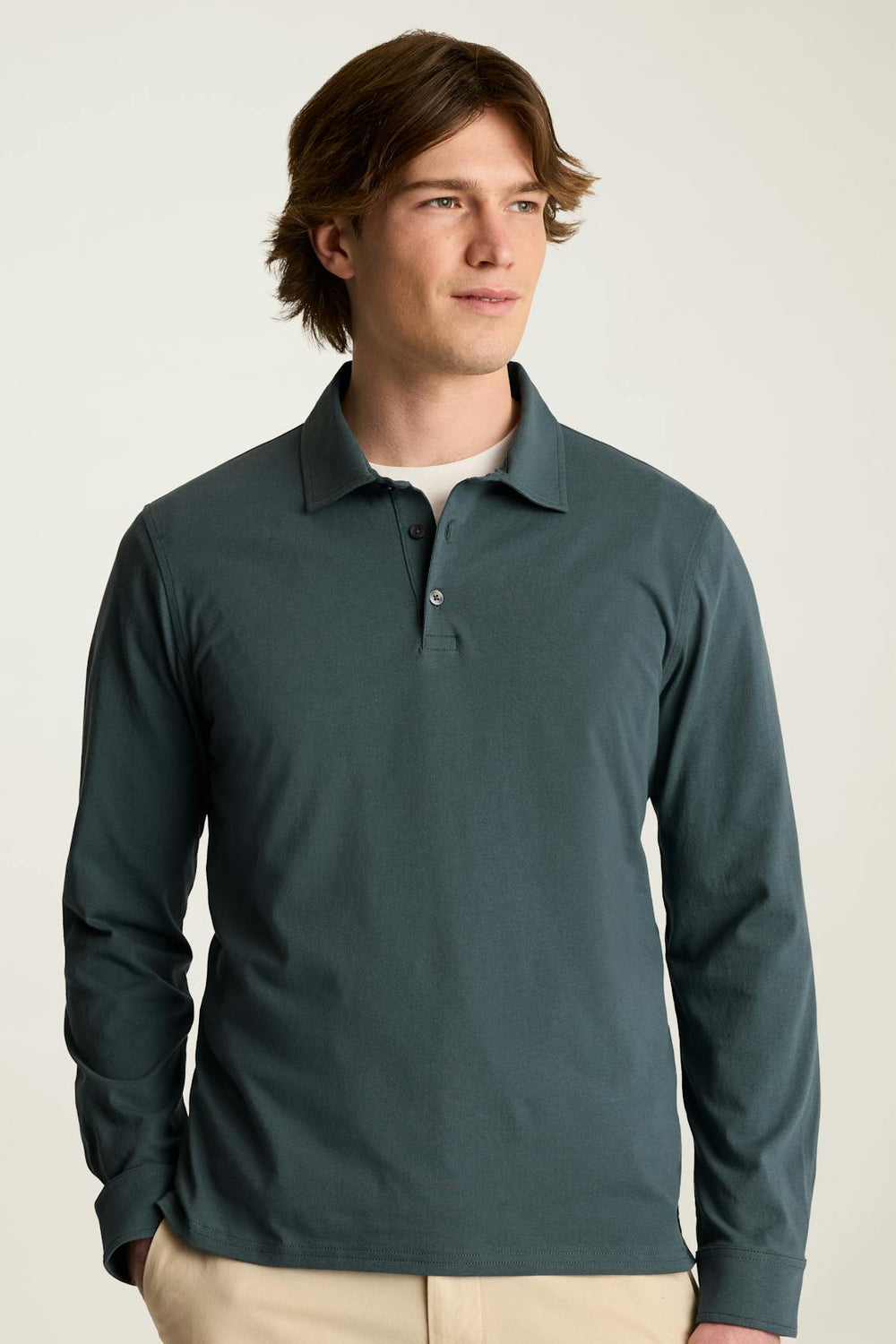 Organic Cotton Long Sleeve Polo / Bonobos Discount