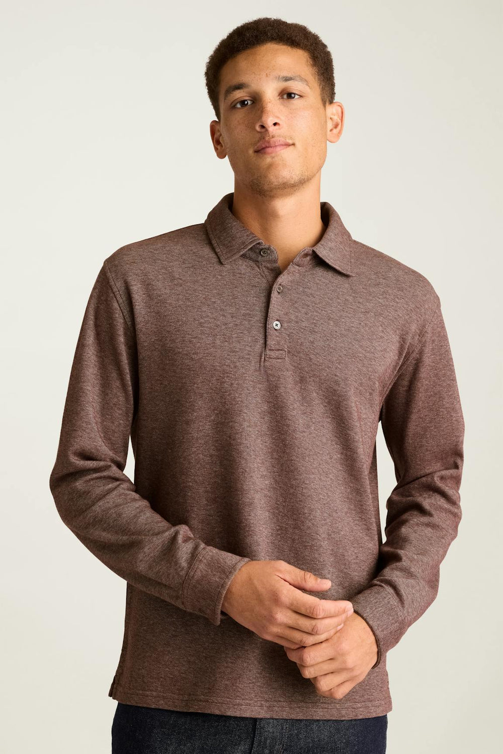 Refined Long Sleeve Polo / Bonobos