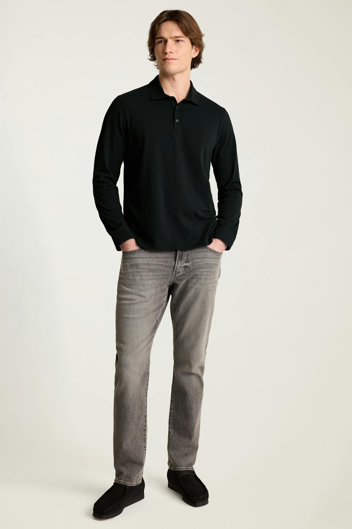 Organic Cotton Long Sleeve Polo / Bonobos Online