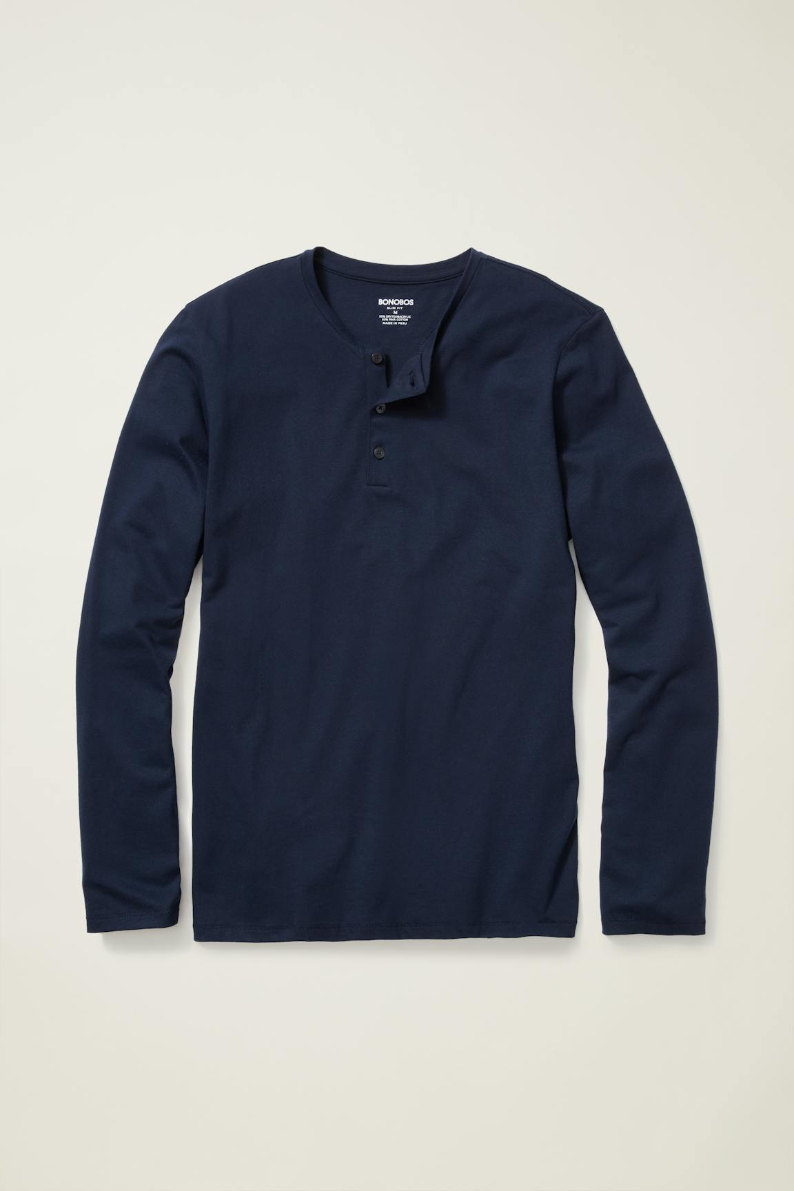 Pima Performance Long Sleeve Henley / Bonobos Outlet