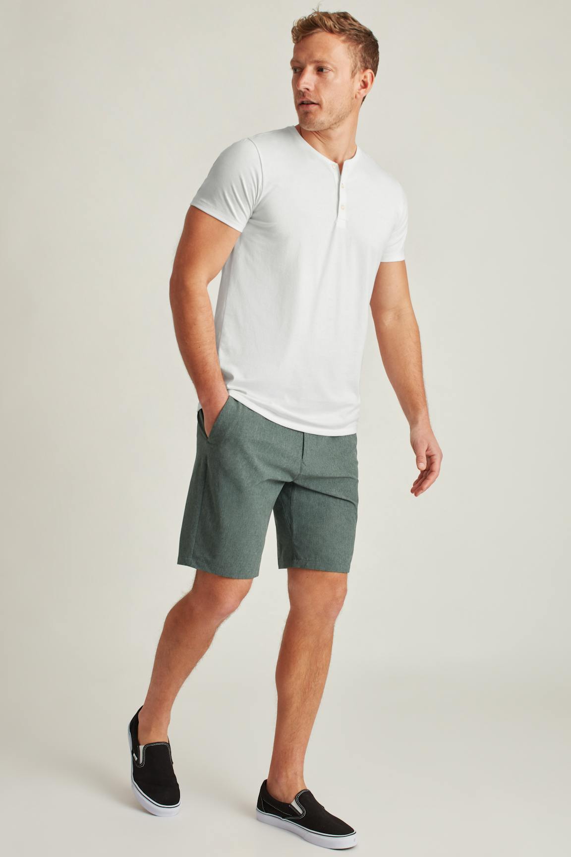 Pima Performance Short Sleeve Henley / Bonobos For Sale