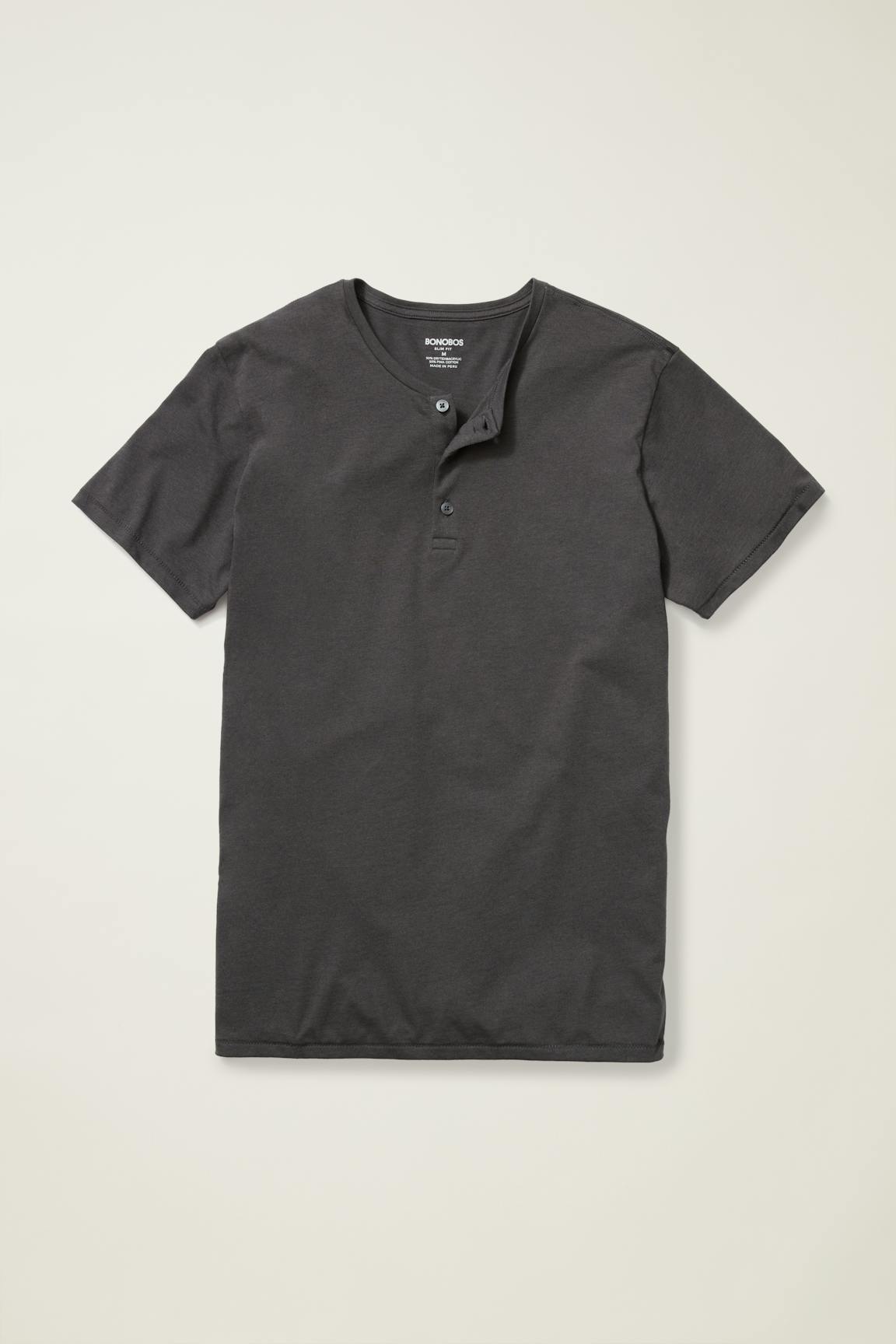 Pima Performance Short Sleeve Henley / Bonobos Online