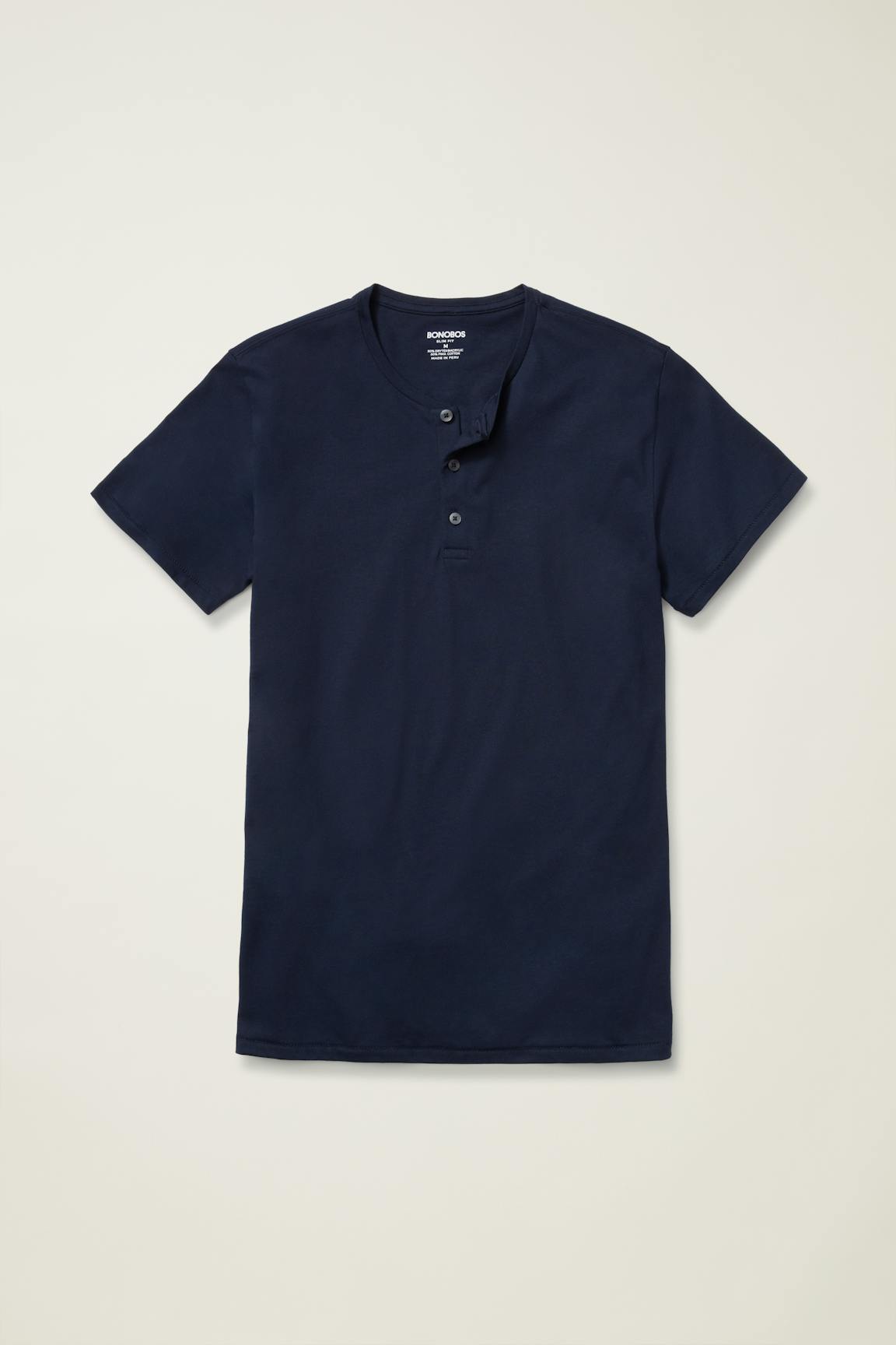 Pima Performance Short Sleeve Henley / Bonobos Outlet