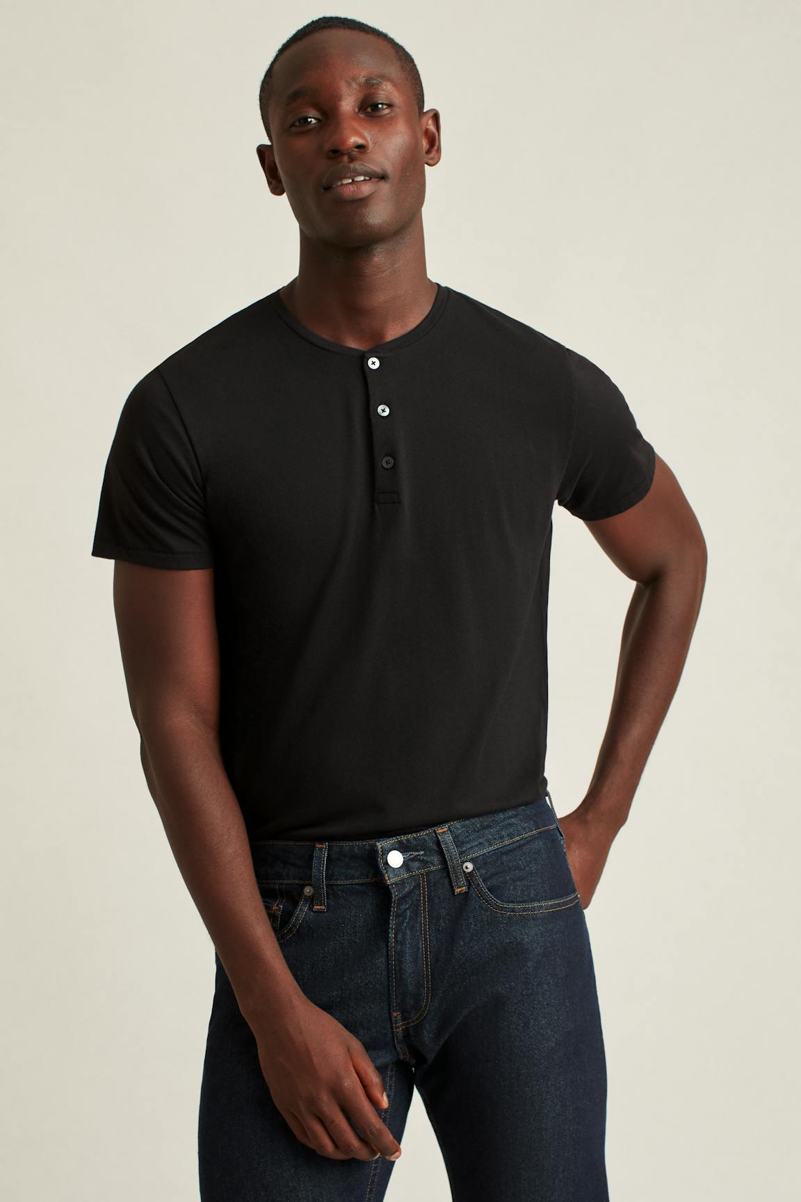 Pima Performance Short Sleeve Henley / Bonobos On Sale
