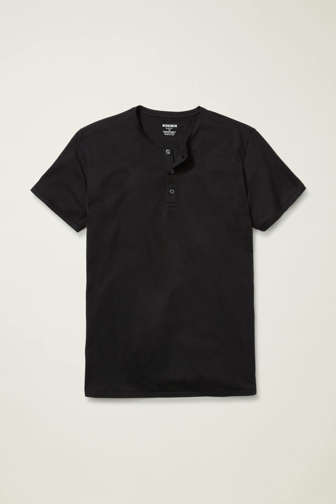 Pima Performance Short Sleeve Henley / Bonobos On Sale
