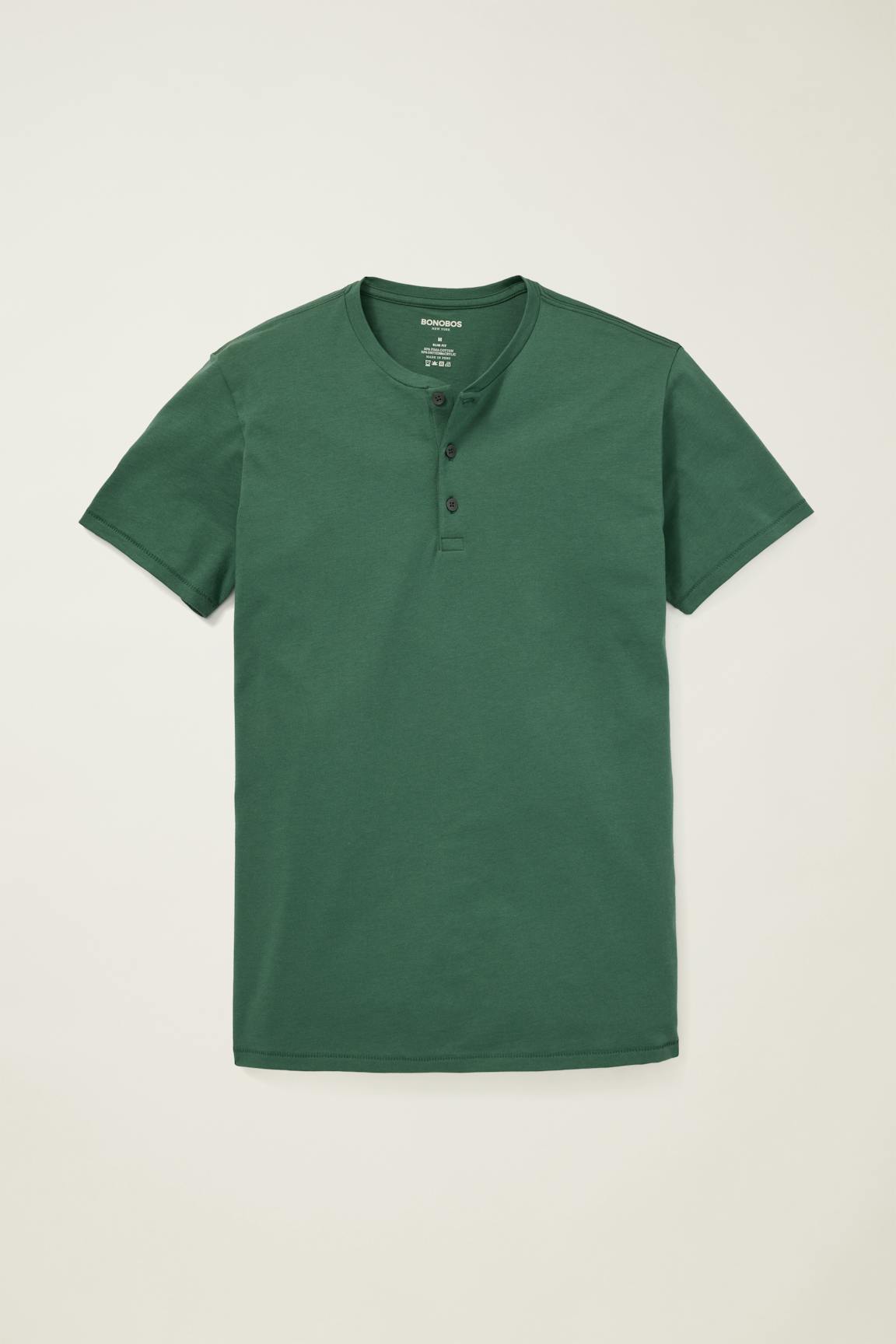Pima Performance Short Sleeve Henley / Bonobos For Sale