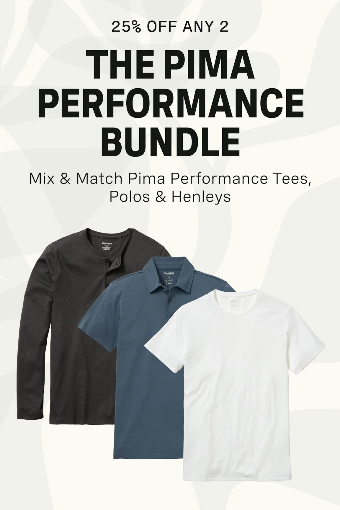 Pima Performance Short Sleeve Henley / Bonobos For Sale