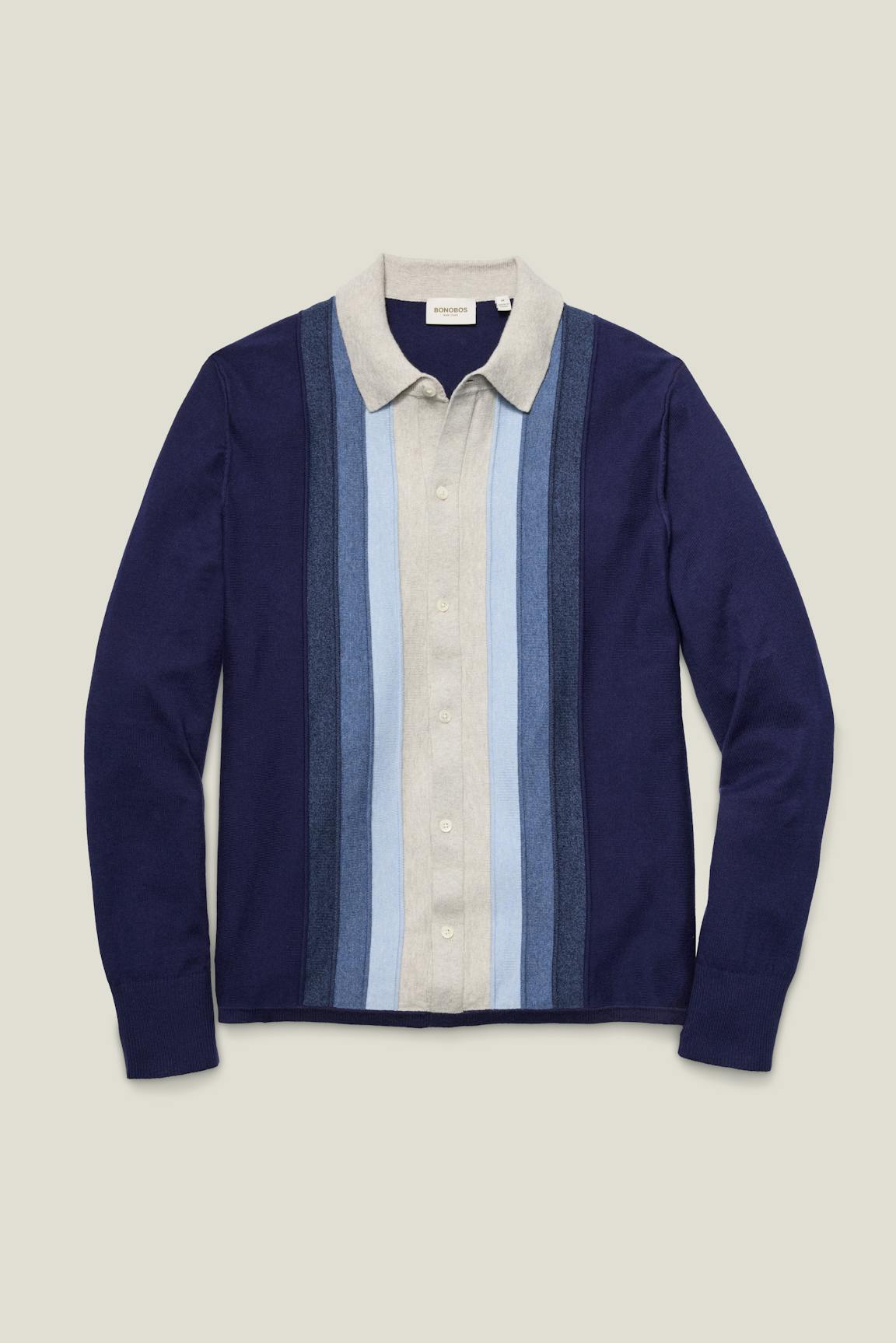 Hudson Long Sleeve Sweater Polo / Bonobos Outlet