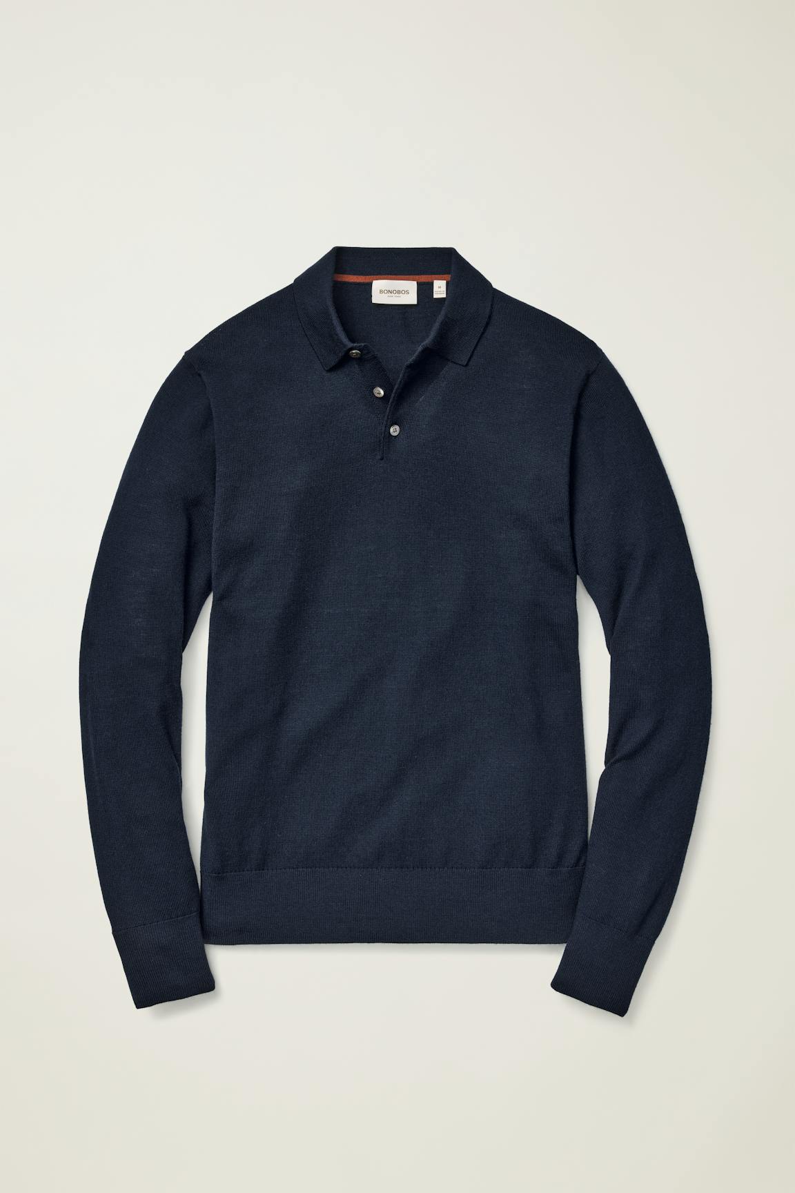 Merino Long Sleeve Sweater Polo / Bonobos On Sale